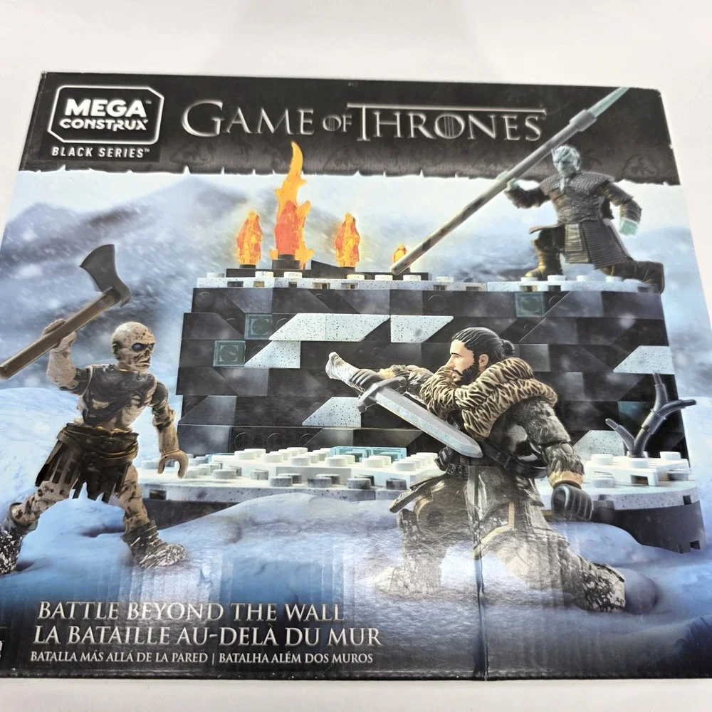 Game of Thrones Battle Beyond the Wall Mega Construx Black Series Set Mega Bloks